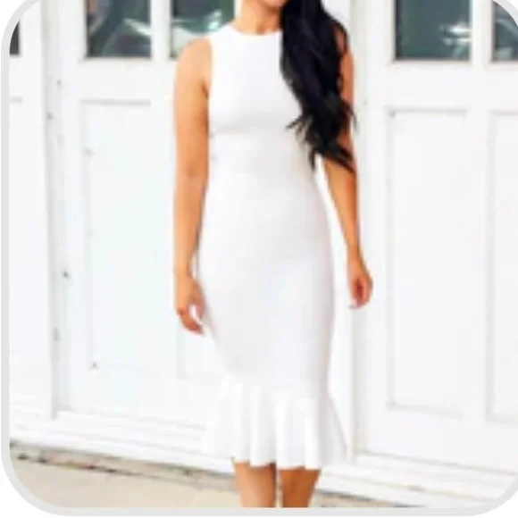 green emerald velvet dress Shop Elegant Rhea Mini Dress in White | Perfect for Parties & Events main image 0